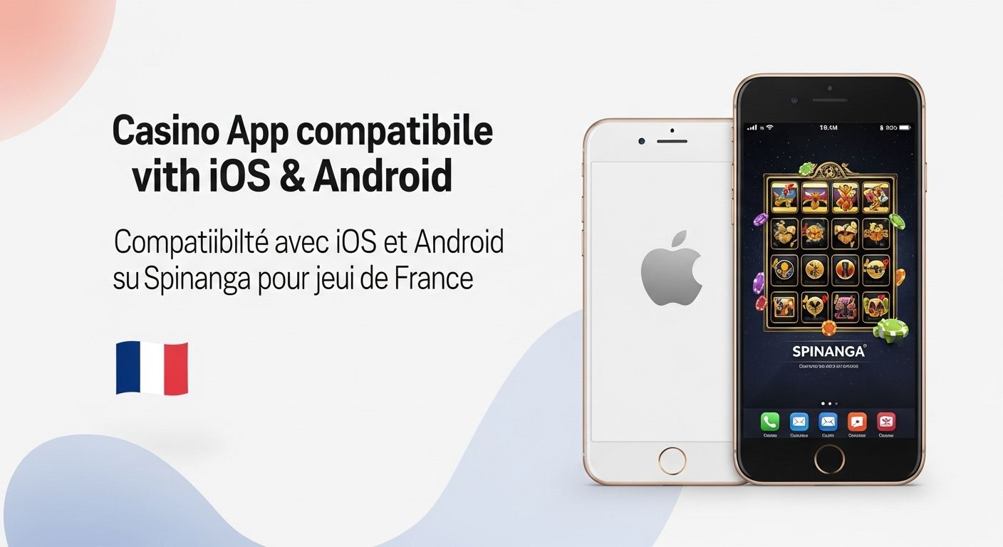 Compatibilité avec iOS et Android casino app design